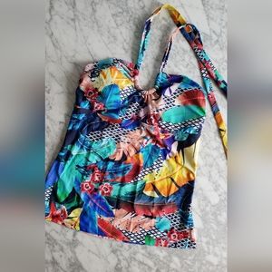 Hapari tankini halter swim top